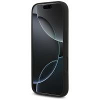 Karl Lagerfeld Silicone Karl & Choupette Ring MagSafe - Etui iPhone 17 Pro (czarny)