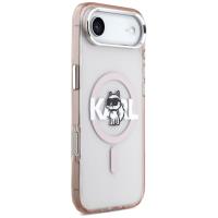 Karl Lagerfeld IML Choupette Sketch Logo MagSafe - Etui iPhone Air (różowy)