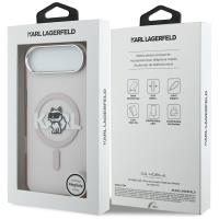 Karl Lagerfeld IML Choupette Sketch Logo MagSafe - Etui iPhone Air (różowy)