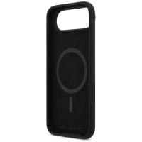 Karl Lagerfeld Silicone Karl & Choupette Ring MagSafe - Etui iPhone Air (czarny)