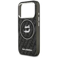 Karl Lagerfeld IML Choupette Head Logo MagSafe - Etui iPhone 17 Pro Max (czarny)