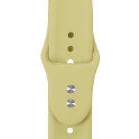 Crong Liquid - Pasek do Apple Watch 38/40/41/42mm (słomkowy)