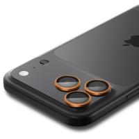 Spigen Optik Pro GLAS.TR EZ Fit Camera Protector 2-Pack - Szkło ochronne na obiektyw do iPhone 16 Pro / 16 Pro Max / 17 Pro / 17 Pro Max (Orange)