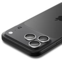 Spigen Optik Pro GLAS.TR EZ Fit Camera Protector 2-Pack - Szkło ochronne na obiektyw do iPhone 16 Pro / 16 Pro Max / 17 Pro / 17 Pro Max (Silver)
