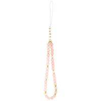 Guess IML Flowers Electro Pearl Strap MagSafe - Etui iPhone 17 (różowy)