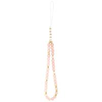 Guess IML Flowers Electro Pearl Strap MagSafe - Etui iPhone 17 Pro (różowy)