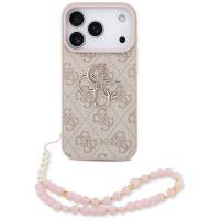 Guess 4G Strap 4G Classic Logo - Etui iPhone 17 Pro (różowy)