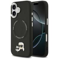 Karl Lagerfeld Karl & Choupette Pins MagSafe - Etui iPhone 17 (czarny)
