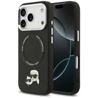 Karl Lagerfeld Karl & Choupette Pins MagSafe - Etui iPhone 17 Pro (czarny)