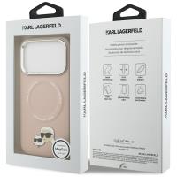 Karl Lagerfeld Karl & Choupette Pins MagSafe - Etui iPhone 17 Pro (różowy)