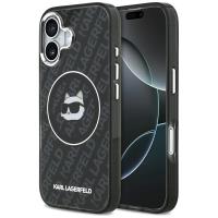 Karl Lagerfeld IML Choupette Head Logo MagSafe - Etui iPhone 17 (czarny)