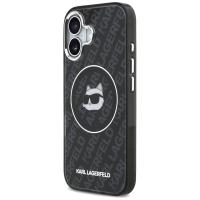Karl Lagerfeld IML Choupette Head Logo MagSafe - Etui iPhone 17 (czarny)