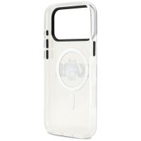 Karl Lagerfeld IML Choupette Sketch Logo MagSafe - Etui iPhone 17 Pro (przezroczysty)