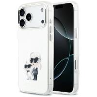 Karl Lagerfeld IML Aquarelle Karl & Choupette & Logo MagSafe - Etui iPhone 17 Pro Max (biały)
