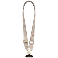 Guess Universal Crossbody Strap 4G Tether Patch Strass Metal Logo - Uniwersalny pasek / smycz do telefonu (różowy)