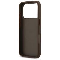 Guess 4G Circle Classic Logo MagSafe - Etui iPhone 17 Pro (brązowy)
