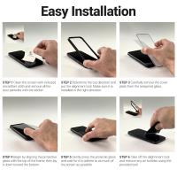 Crong 3D Armour Glass - Szkło hartowane 9H Full Glue do iPhone 16 / iPhone 15 + ramka instalacyjna
