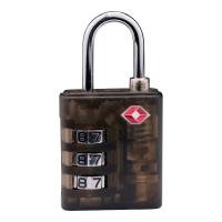 Dunlop - Kłódka do walizki / bagażu na szyfr TSA (Czarny)