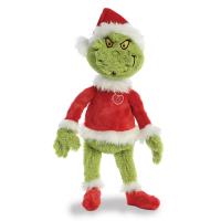 Grinch - Pluszowa maskotka / przytulanka Grinch w stroju Świętego Mikołaja 43 cm Eco-Friendly