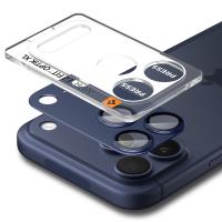 Spigen Optik Pro XL Glas.TR EZ Fit - Szkło ochronne na obiektyw iPhone 17 Pro (Blue)