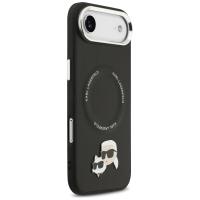 Karl Lagerfeld Karl & Choupette Pins MagSafe - Etui iPhone Air (czarny)