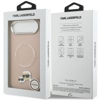 Karl Lagerfeld Karl & Choupette Pins MagSafe - Etui iPhone Air (różowy)