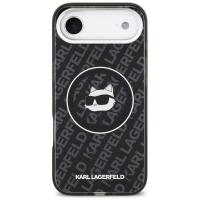 Karl Lagerfeld IML Choupette Head Logo MagSafe - Etui iPhone Air (czarny)