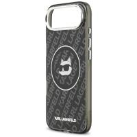 Karl Lagerfeld IML Choupette Head Logo MagSafe - Etui iPhone Air (czarny)