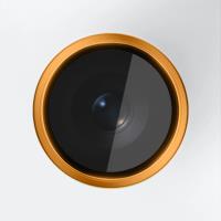 3mk HARDY Lens Protection Pro - Szkło na obiektyw aparatu iPhone 17 Pro / iPhone 17 Pro Max (Orange)