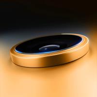 3mk HARDY Lens Protection Pro - Szkło na obiektyw aparatu iPhone 17 Pro / iPhone 17 Pro Max (Orange)