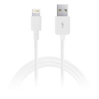 PURO Plain - Kabel połączeniowy USB Apple złącze Lightning certyfikat MFi 1m (biały)