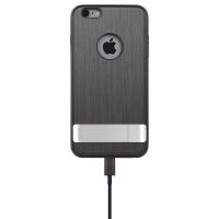 Moshi iGlaze Kameleon - Etui hardshell z podstawką iPhone 6s Plus / iPhone 6 Plus (Steel Black)