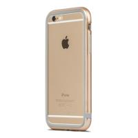 Moshi iGlaze Luxe - Etui z aluminiową ramką iPhone 6s / iPhone 6 (Satin Gold)