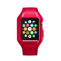 Incipio NGP Strap - Elastyczny pasek do Apple Watch 42/44/45 mm (czerwony)