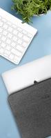 PURO Uni Slim Secure Sleeve - Pokrowiec MacBook 12" / Ultrabook 12" (szary)