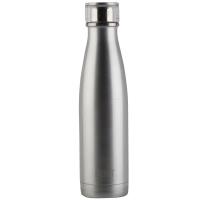 BUILT Perfect Seal Vacuum Insulated Bottle - Stalowa butelka termiczna 0,5 l (Silver)