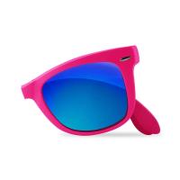 PURO Sunny Kit - Zestaw etui iPhone SE 2020 / 8 / 7 + składane okulary przeciwsłoneczne (różowy)