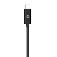 Kanex USB-C Car Charger - Ładowarka samochodowa z kablem USB-C, 3 A, 1.2 m + USB Port 1 A (Black)