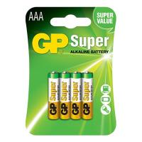 GP Super Alkaline Battery - Bateria alkaliczna AAA, 1.5 V (4 szt.)