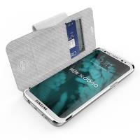 X-Doria Engage Folio - Etui Samsung Galaxy S8+ z kieszeniami na kartę (White)