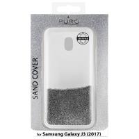 PURO Sand Cover - Etui Samsung Galaxy J3 (2017) (liquid & glitters Silver)