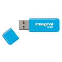 Integral Neon USB 3.0 Flash Drive - Pendrive USB 3.0 16GB 110/10 MB/s (Blue)
