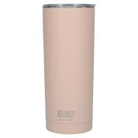 BUILT Vacuum Insulated Tumbler - Stalowy kubek termiczny z izolacją próżniową 600 ml (Pale Pink)