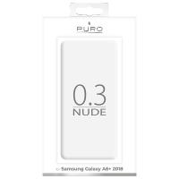 PURO 0.3 Nude - Etui Samsung Galaxy A6+ (2018) (przezroczysty)