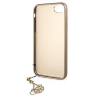 Guess 4G Charms Collection - Etui iPhone SE 2020 / 8 / 7 z zawieszką (brązowy)