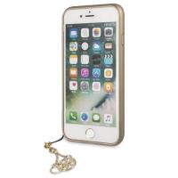 Guess 4G Charms Collection - Etui iPhone SE 2022/ SE 2020 / 8 / 7 z zawieszką (szary)
