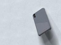 Nordic Elements Original Hel - Drewniane etui iPhone Xs Max (Mid Grey)