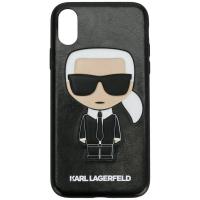 Karl Lagerfeld Iconic Karl Embossed - Etui iPhone Xs Max (Black)