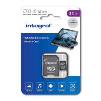 Integral Ultima Pro Premium High Speed - Karta pamięci 32 GB microSDHC/100 MB / s/ Class 10 UHS-I U1/ V10 + Adapter