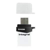 Integral Micro Fusion Flash Drive - Podwójny pendrive USB 3.0 i micro USB OTG 64 GB